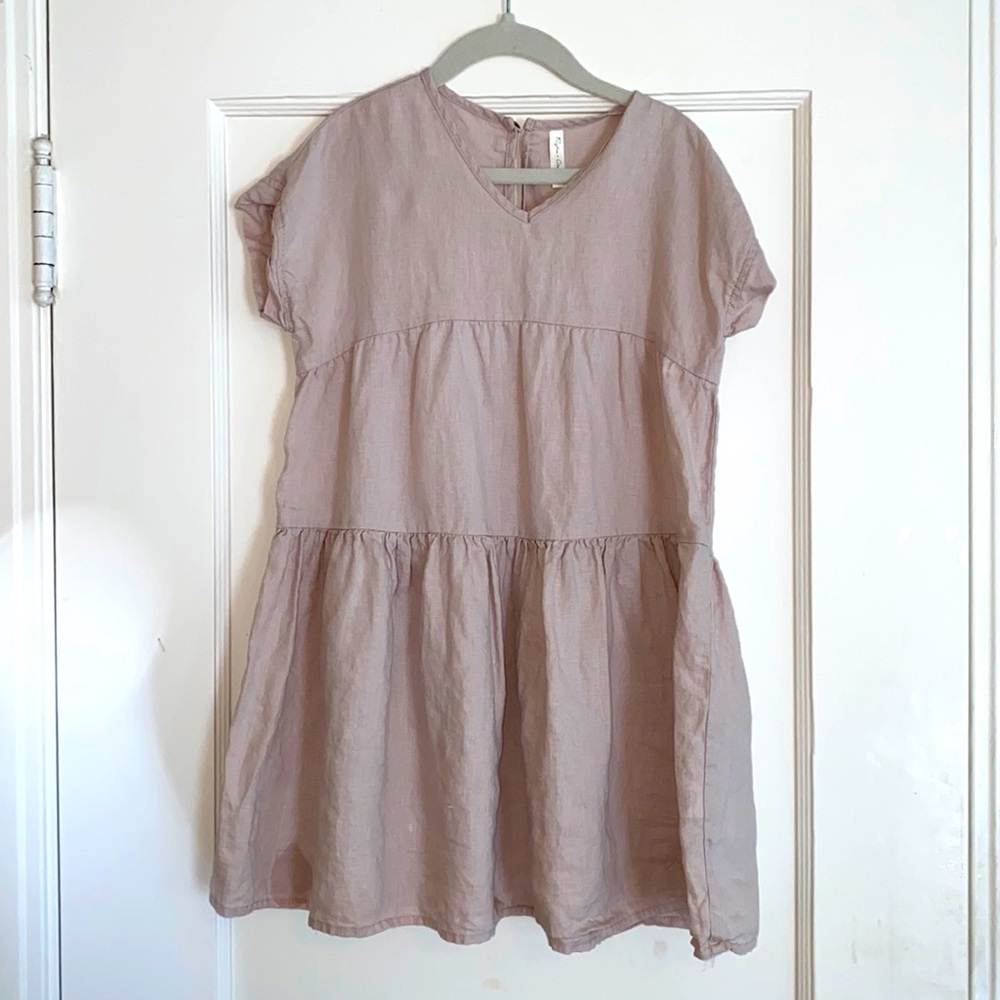 Rylee + Cru Girls Linen Dress